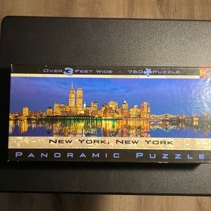 750 piece panoramic puzzle. New York.